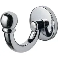 Single Ball End Robe Hook - Polished Chrome