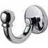 Single Ball End Robe Hook - Polished Chrome