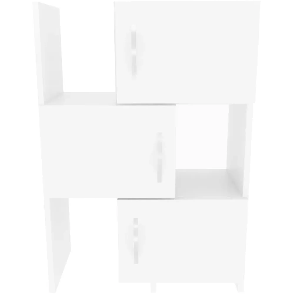 Anna 3 Door Multipurpose Cabinet - White