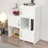 Anna 3 Door Multipurpose Cabinet - White