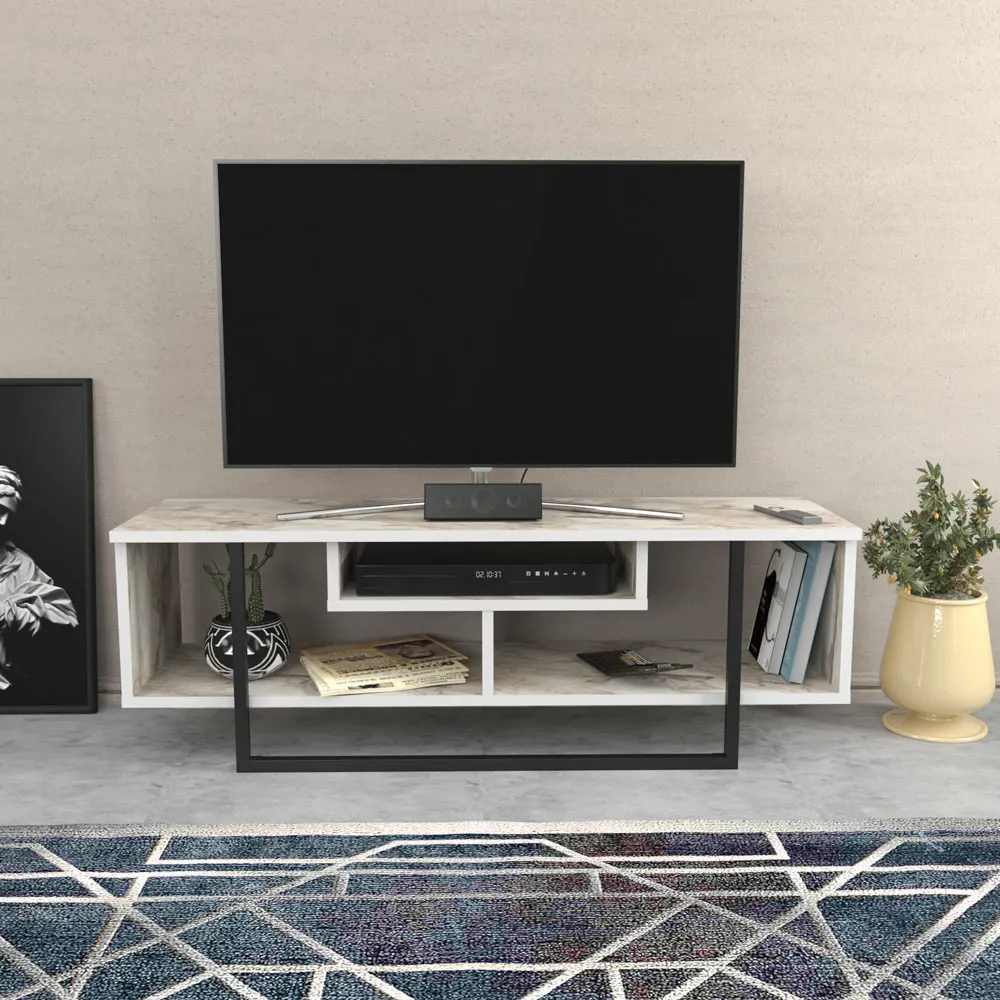 Asal Ephesus Wide TV Unit - Black
