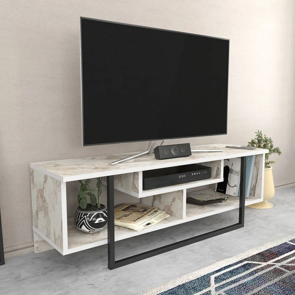 Asal Ephesus Wide TV Unit - Black