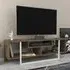 Asal Wide TV Unit - Walnut, White