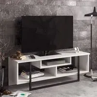 Asal Wide TV Unit - White, Black