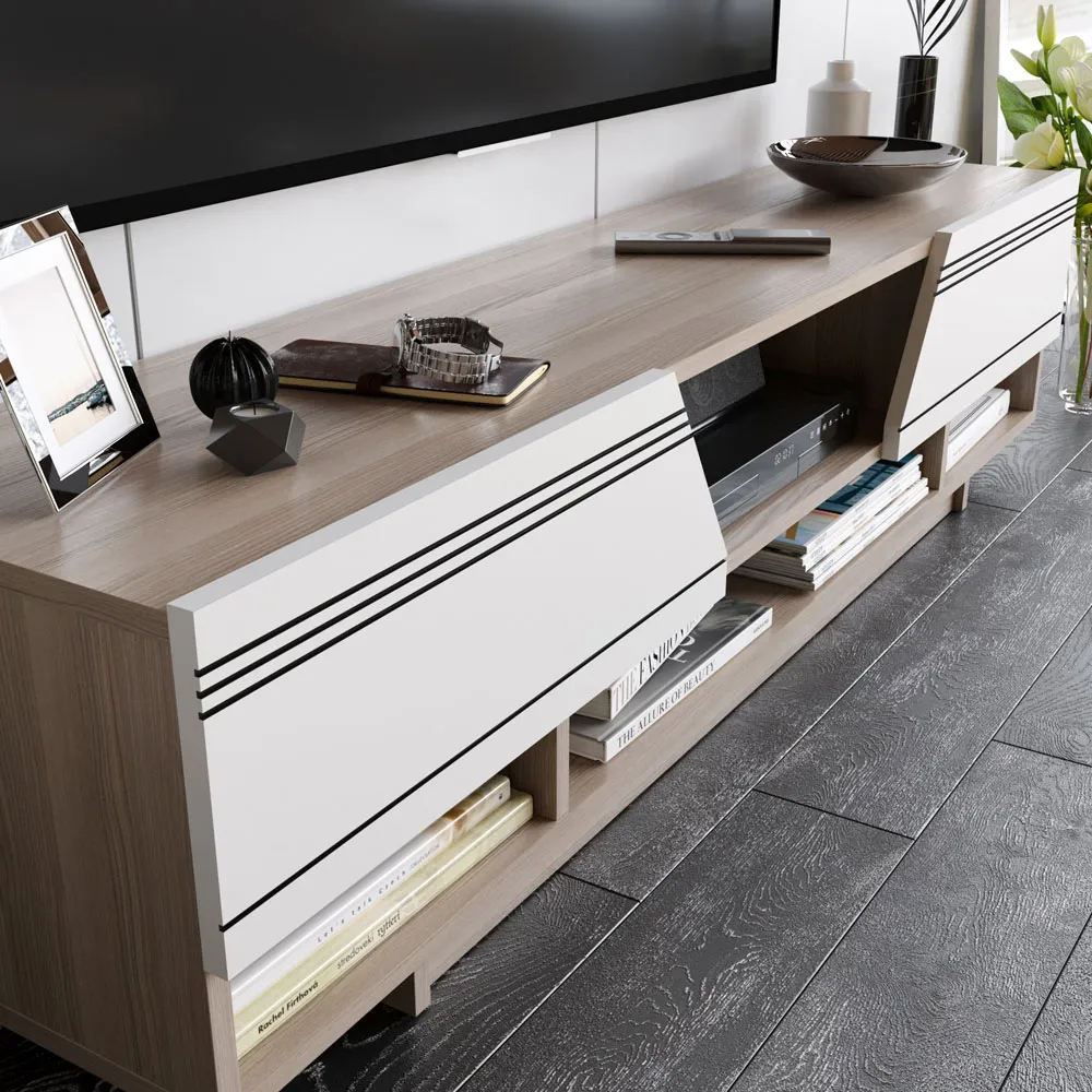 Aspatria TV Unit - White, Cordoba