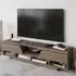 Aspatria TV Unit with Drop-Down Doors - Walnut