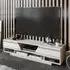 Aspatria TV Unit with Storage - White
