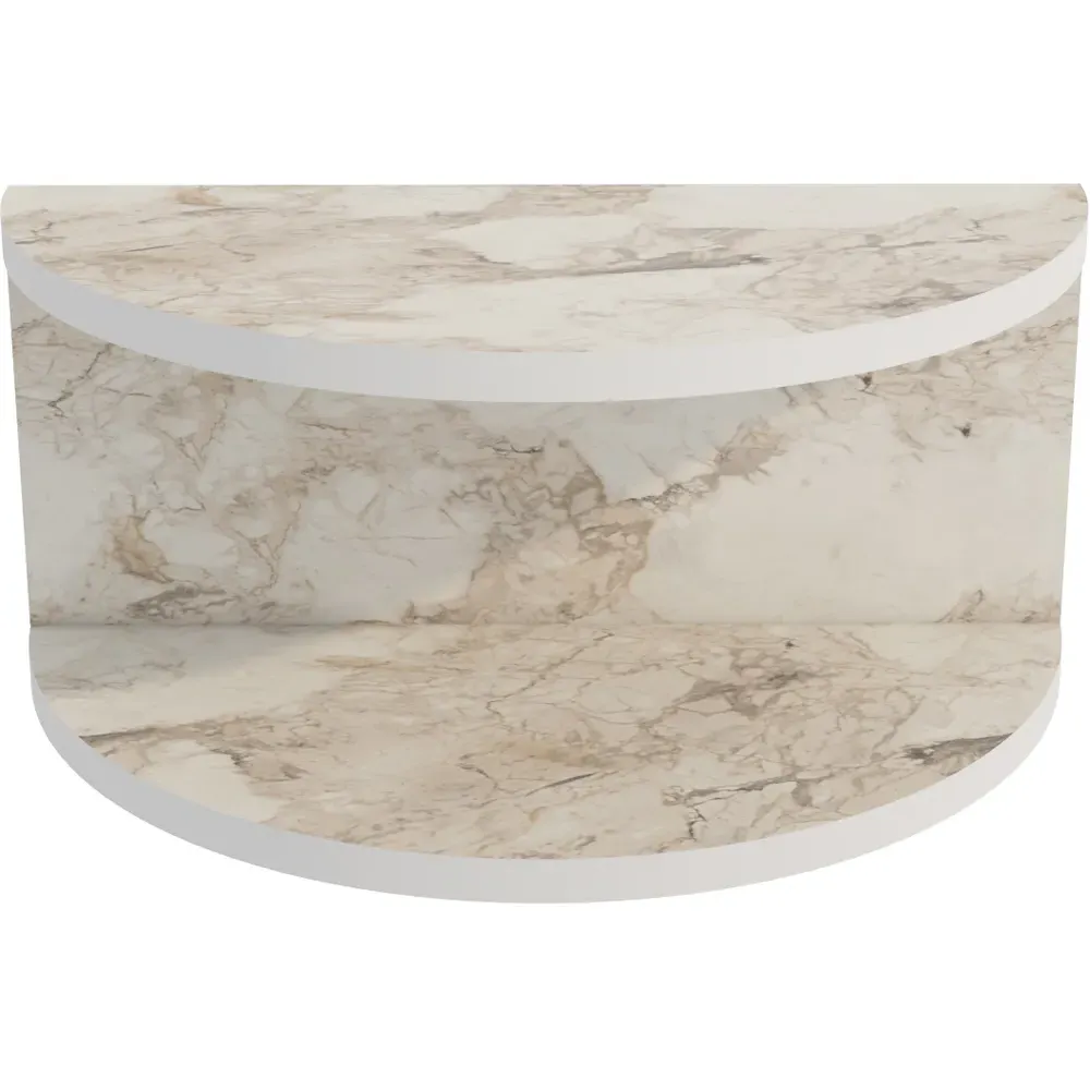 Bella Single Shelf Floating Bedside Table - Grey