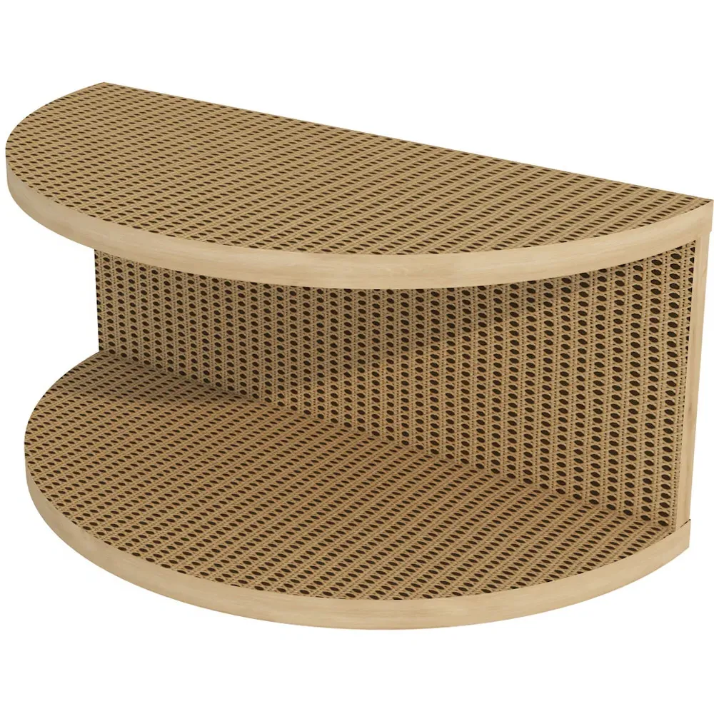 Bella Single Shelf Floating Bedside Table - Yellow