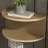 Bella Single Shelf Floating Bedside Table - Yellow