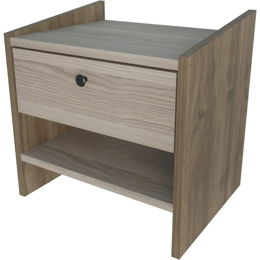 Berlin Single Drawer Bedside Table - Cordoba
