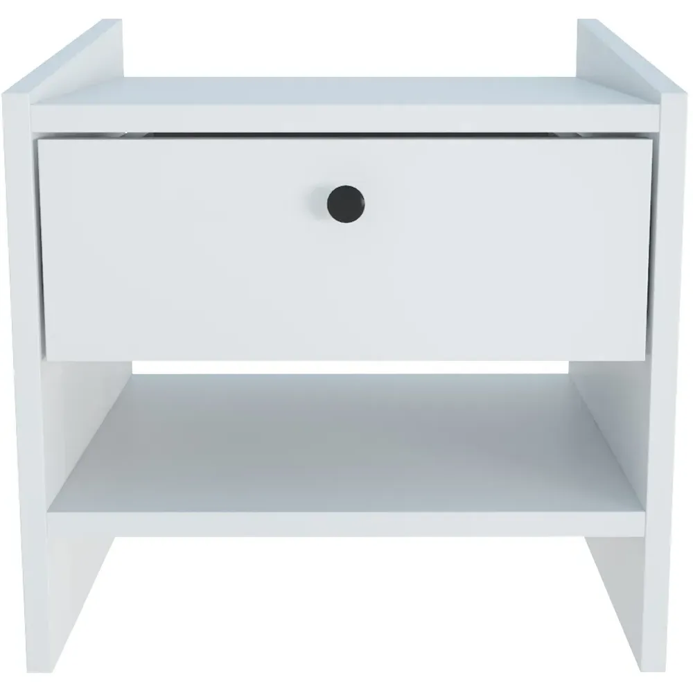 Berlin Single Drawer Bedside Table - Hazeran