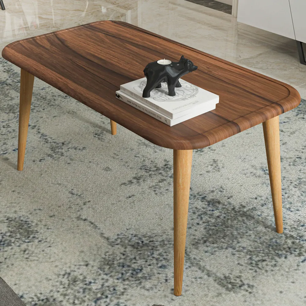 Bohemia Coffee Table with Storage - Black, Walnut image