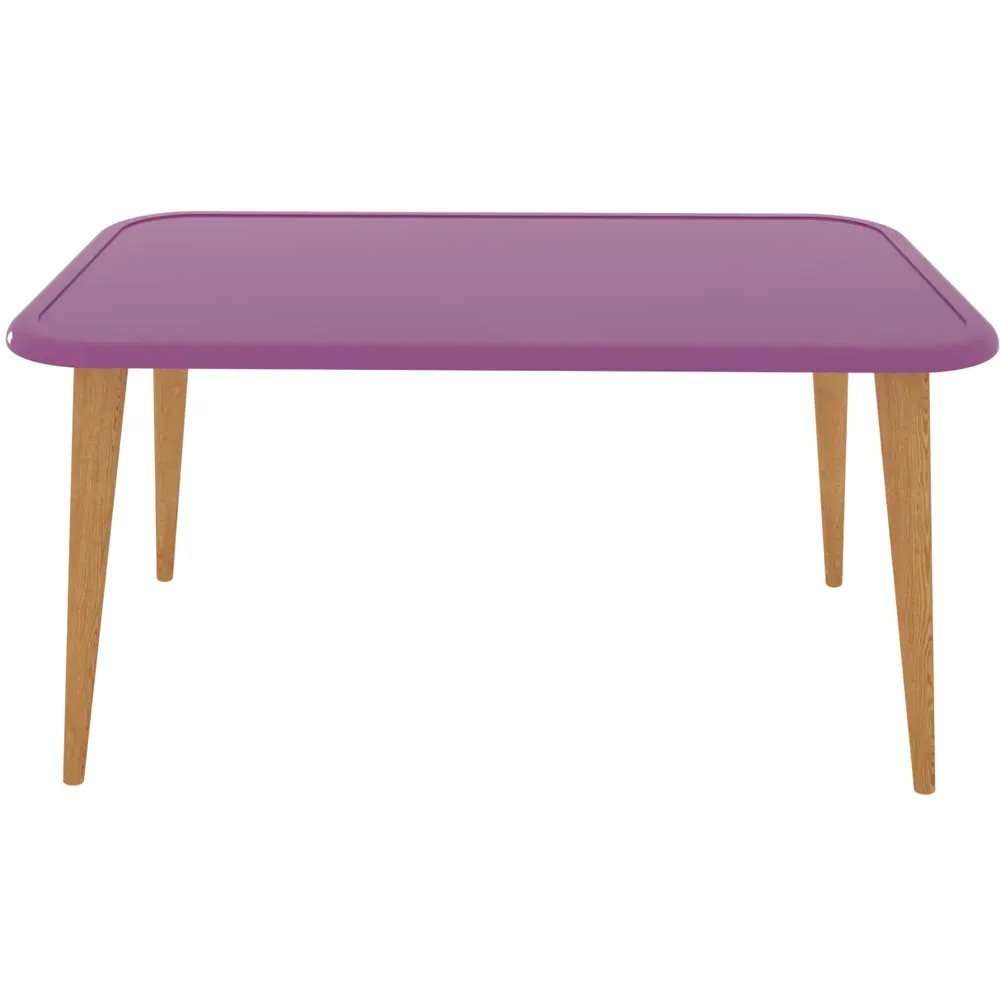 Bohemia Coffee Table with Storage - Pink, Walnut