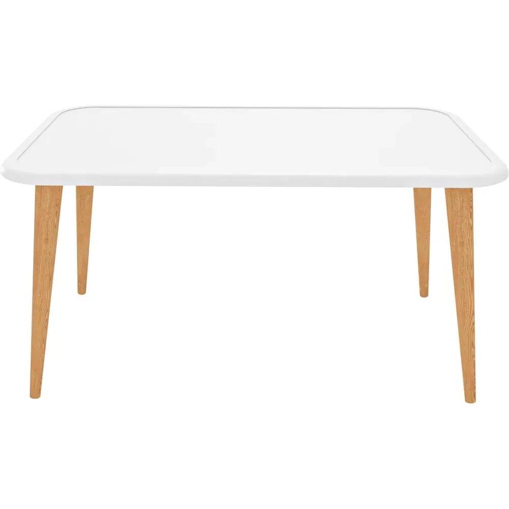 Bohemia Coffee Table with Storage - White, Walnut