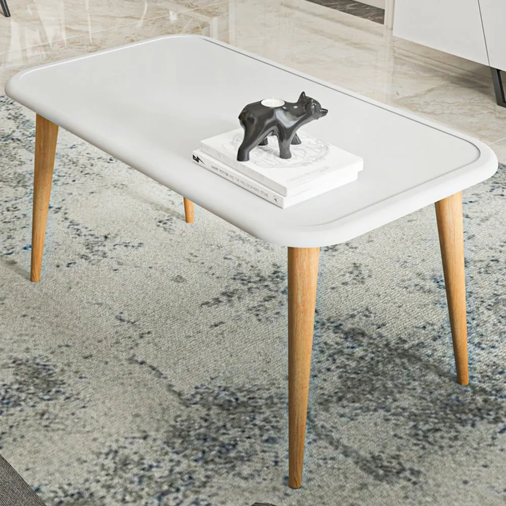 Bohemia Coffee Table with Storage - White, Walnut