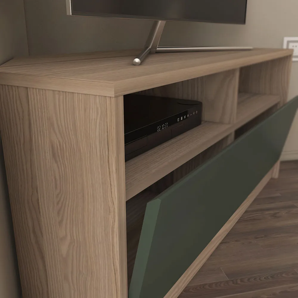 Comero Corner TV Unit with Storage - Cordoba, Silva