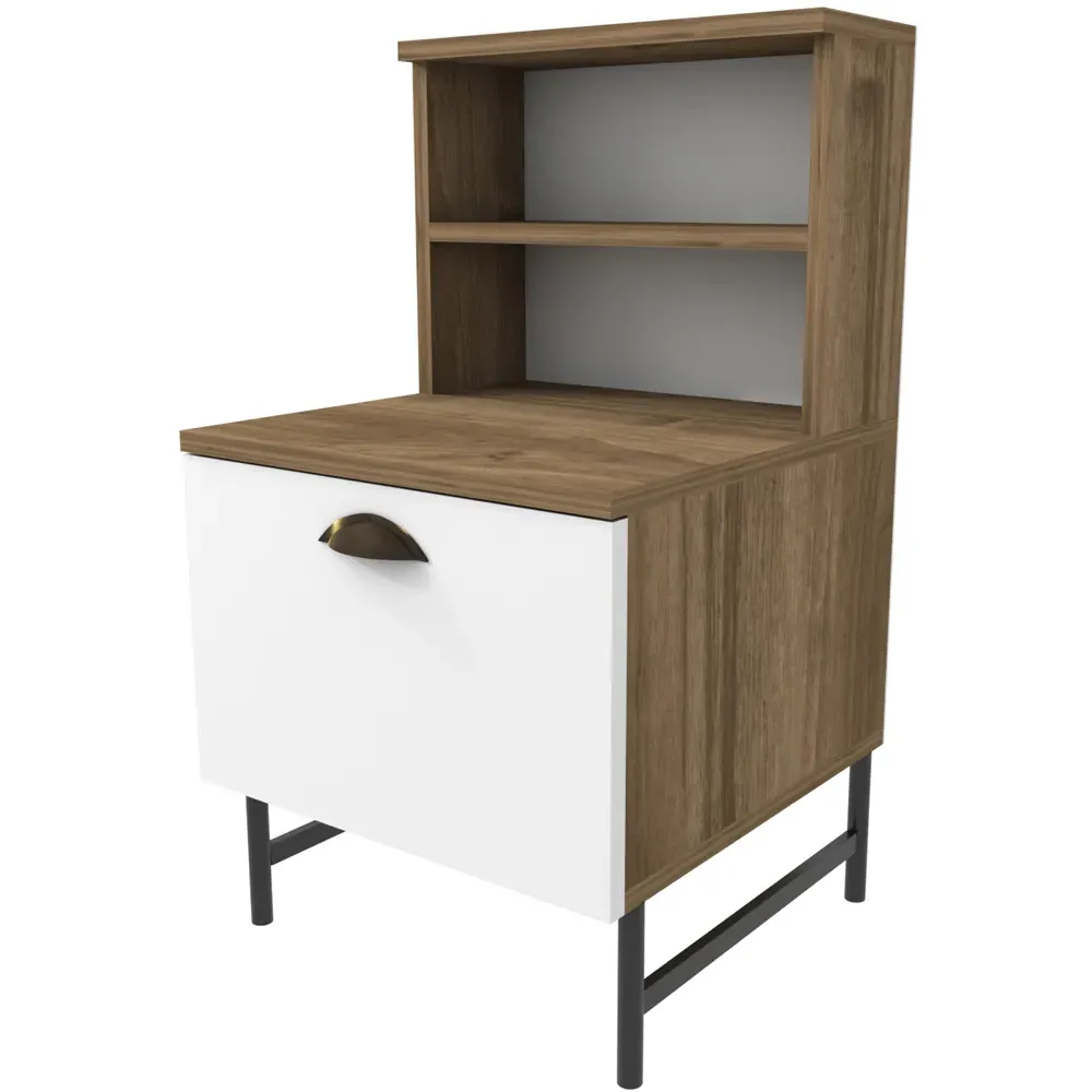 Cressi Nightstand Bedside Table - Multi, Metal