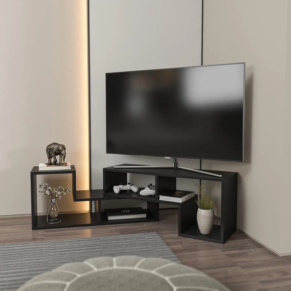 Cubicco Adjustable TV Unit - Black