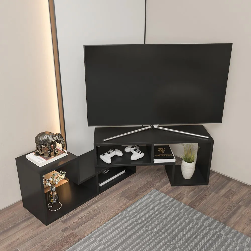 Cubicco Adjustable TV Unit - Black