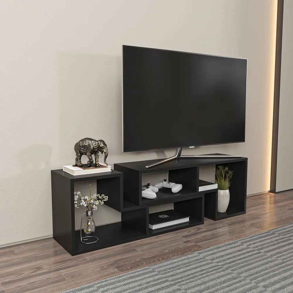 Cubicco Adjustable TV Unit - Black