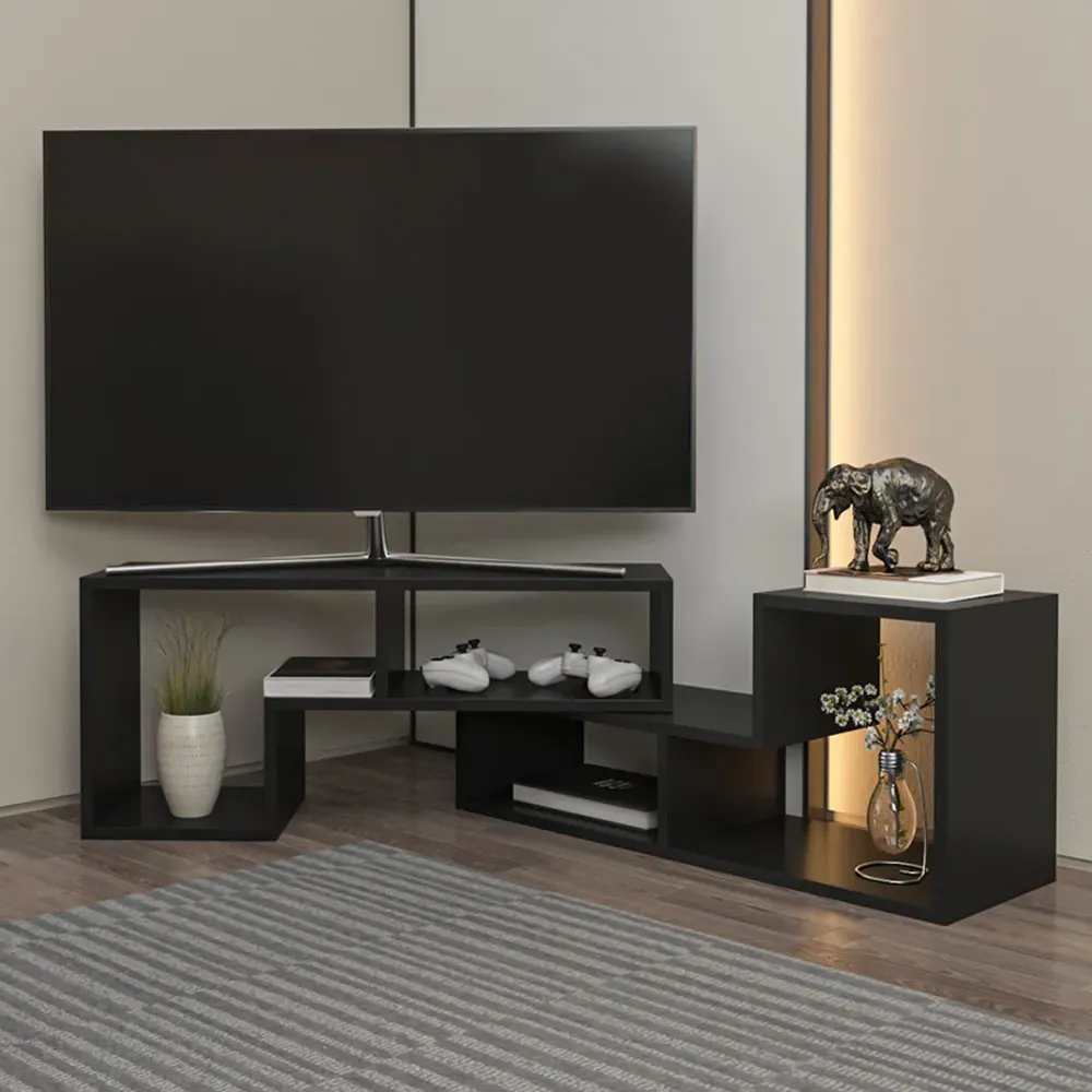 Cubicco Adjustable TV Unit - Black image