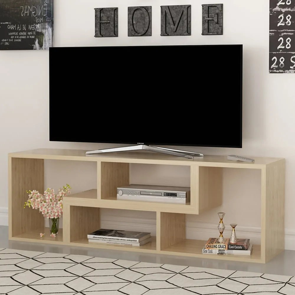 Cubicco Adjustable TV Unit - Oak image