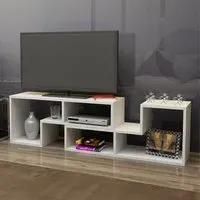 Cubicco Adjustable TV Unit - White