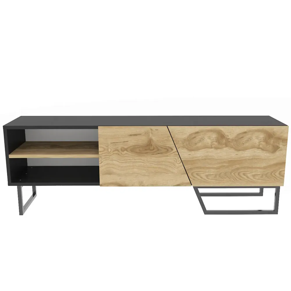 Denasse TV Unit with Storage - Multi, Marble Effect