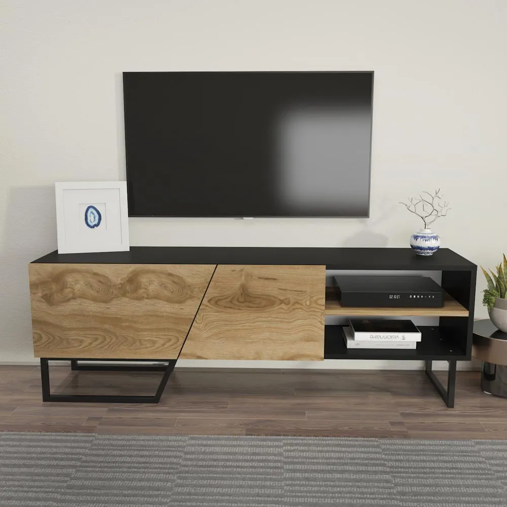 Denasse TV Unit with Storage - Multi, Marble Effect
