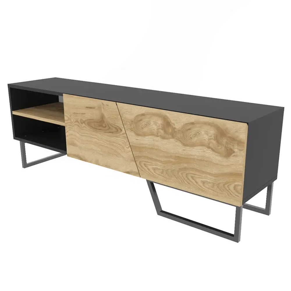Denasse TV Unit with Storage - Multi, Marble Effect