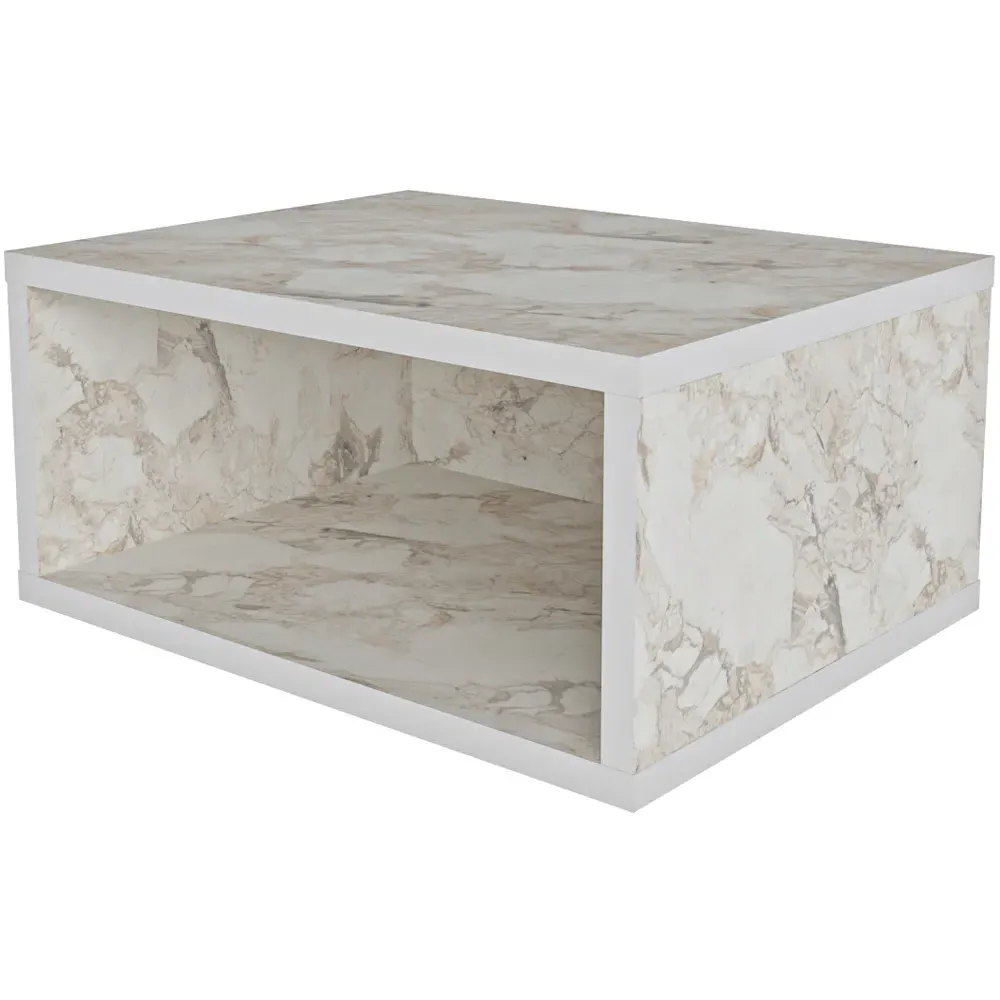 Dora Single Shelf Floating Bedside Table - Grey