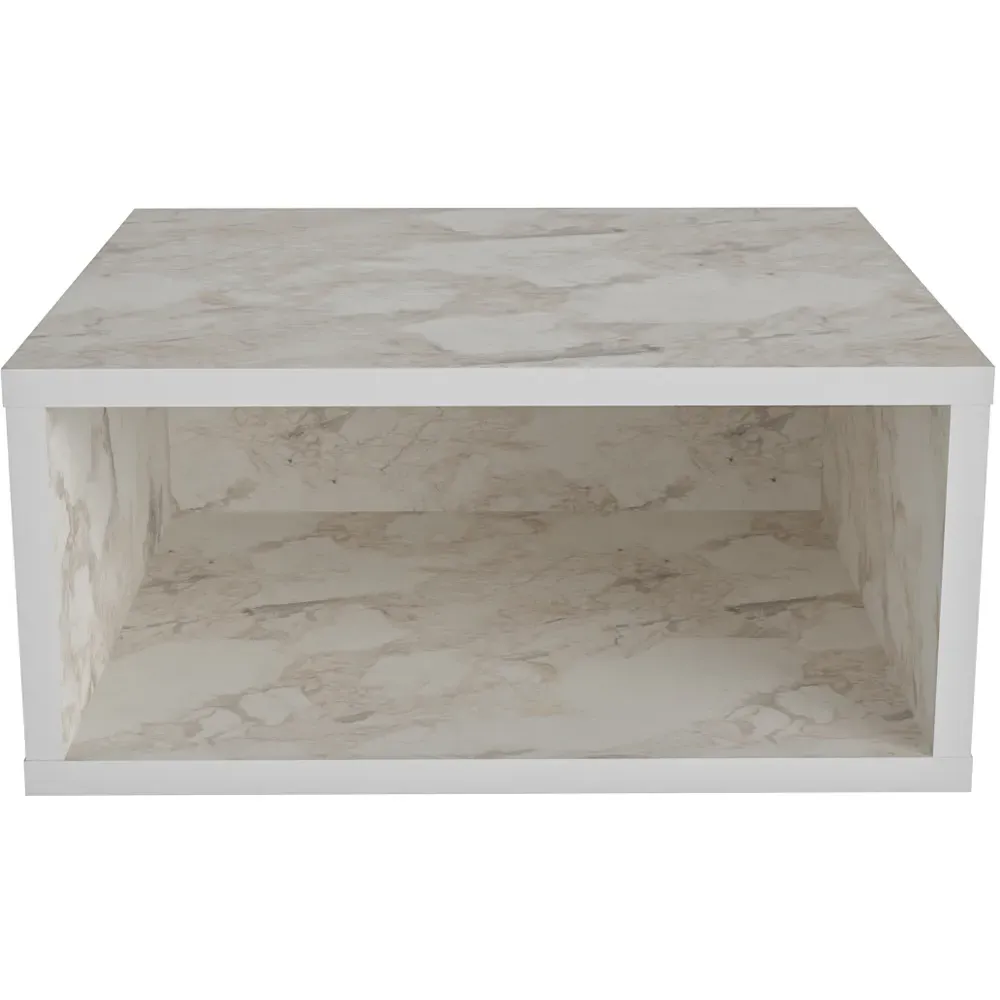 Dora Single Shelf Floating Bedside Table - Grey