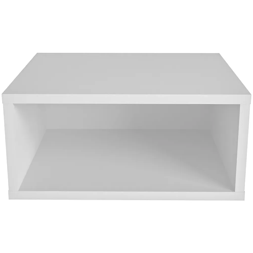 Dora Single Shelf Floating Bedside Table - White