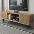 Ecuador 2 Door TV Unit with Storage - Brown