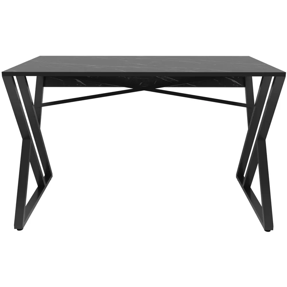Gyza Computer Desk - Black Marble Effect