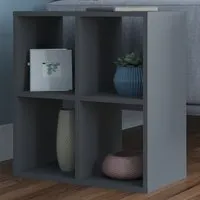 Hansen 4 Shelf Side Table - Anthracite, Melamine