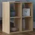 Hansen 4 Shelf Side Table - Oak, Melamine