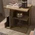 Karamira 3 Shelf Bedside Table - Oak