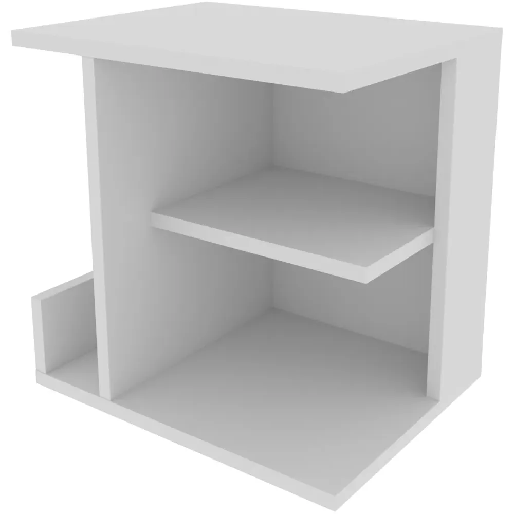 Karamira 3 Shelf Bedside Table - White