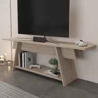 Lanca Single Shelf TV Unit - Grey