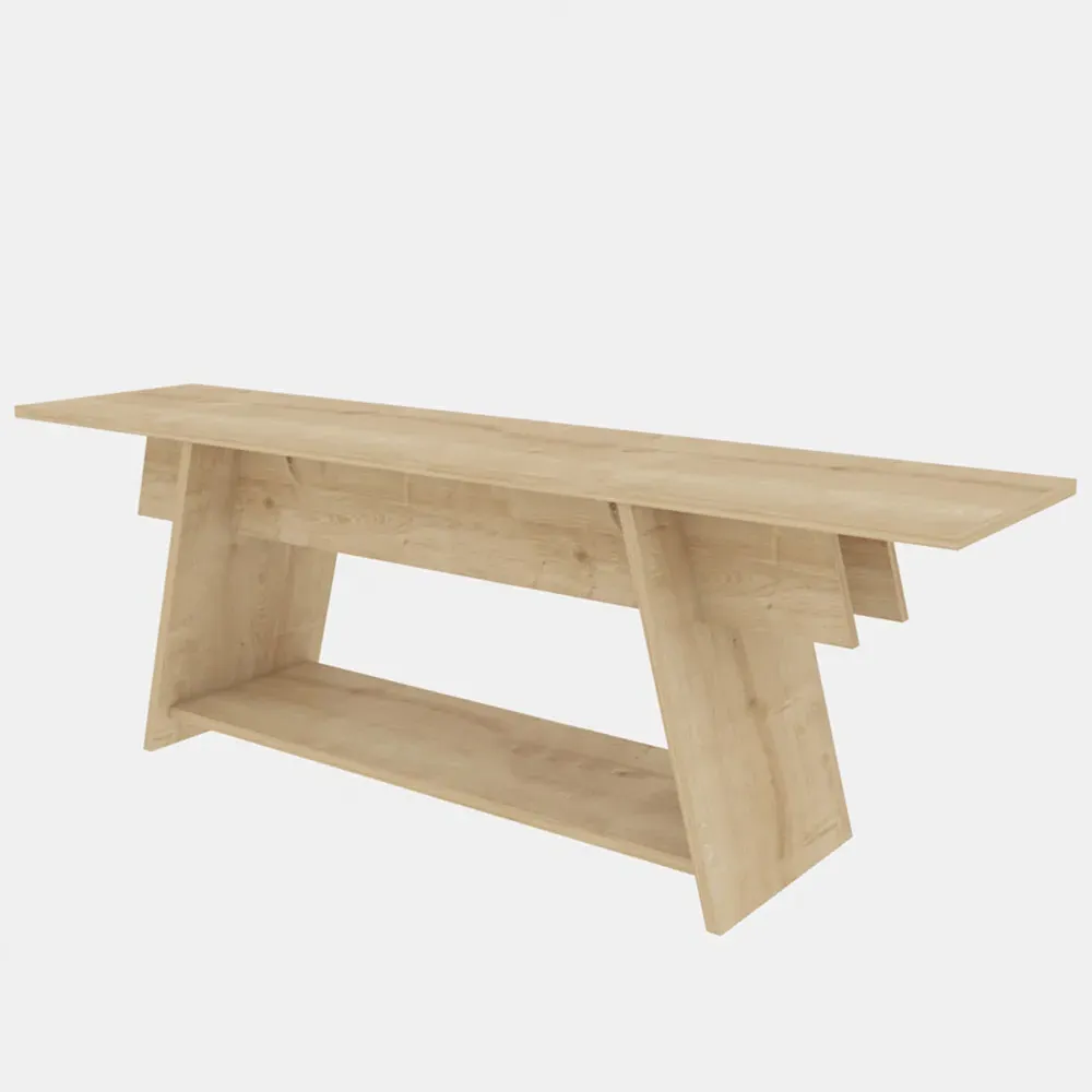 Lanca Single Shelf TV Unit - Yellow