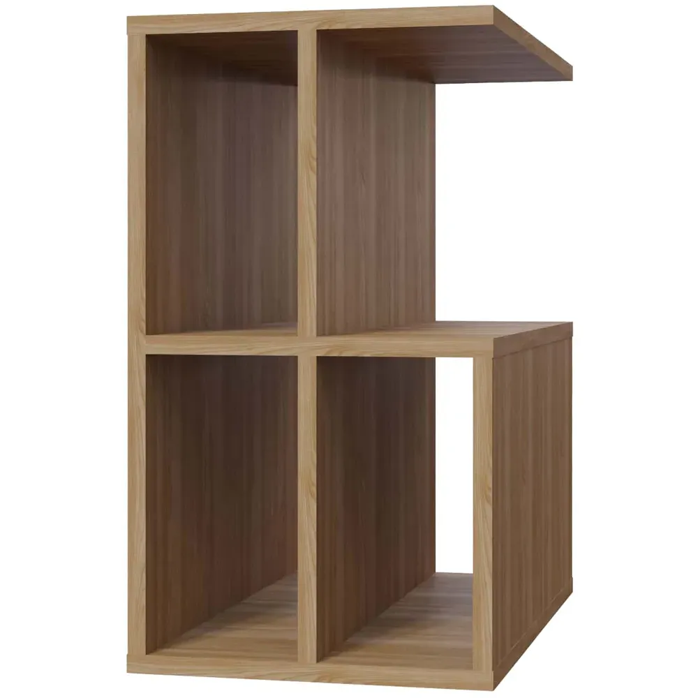 Lauron 4 Shelf Side Table - Oak