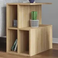 Lauron 4 Shelf Side Table - Oak