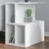 Lauron 4 Shelf Side Table - White