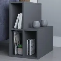 Lemont 4 Shelf Side Table - Black