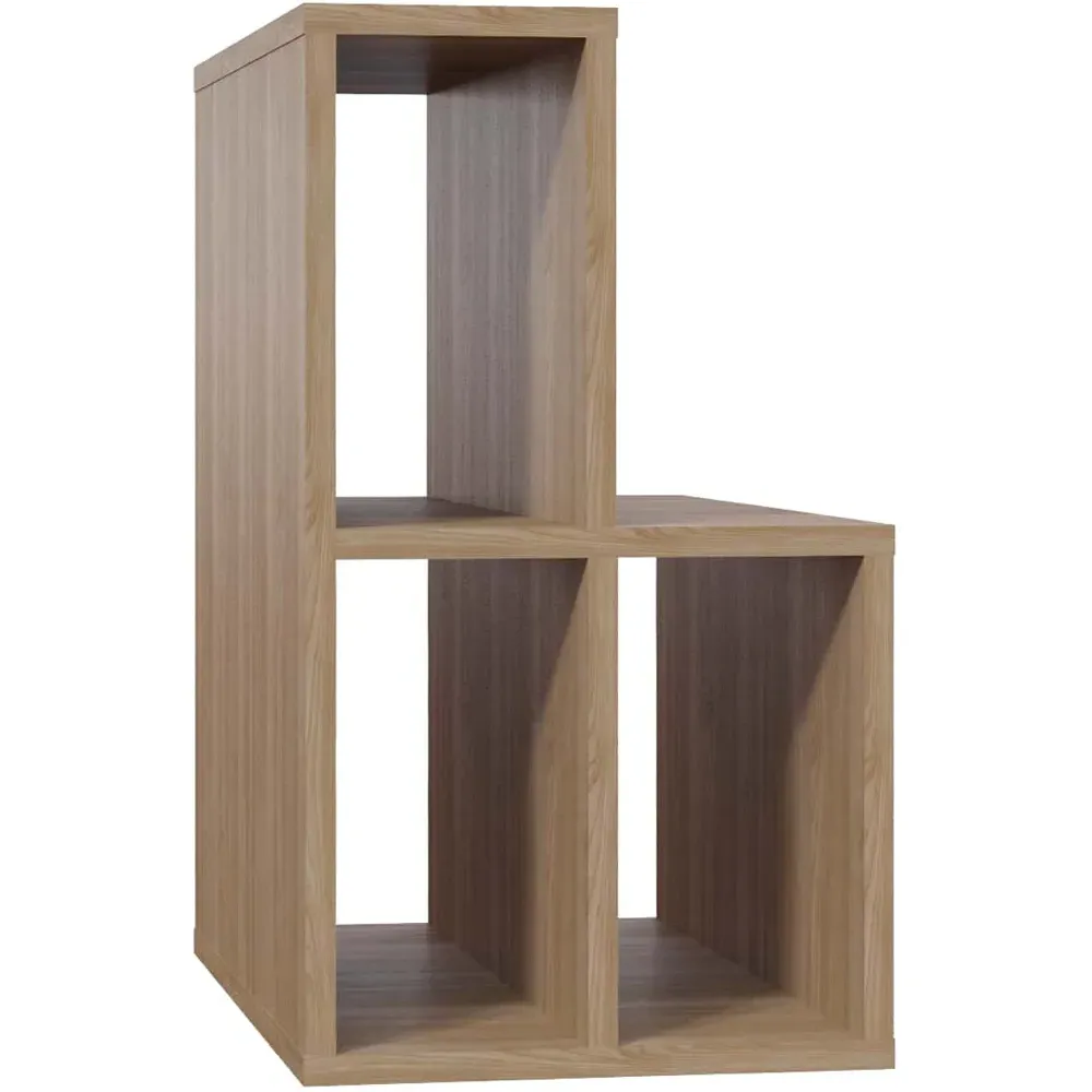 Lemont 4 Shelf Side Table - Oak