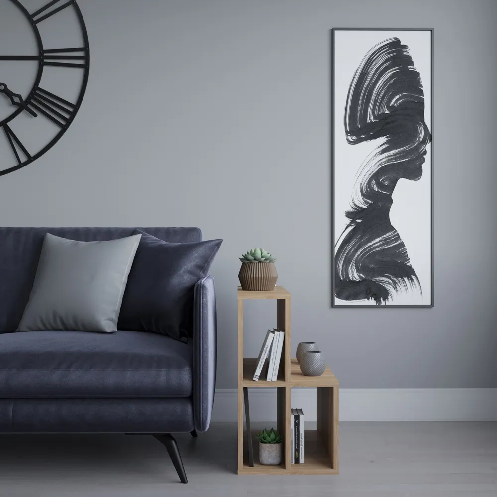 Lemont 4 Shelf Side Table - Oak