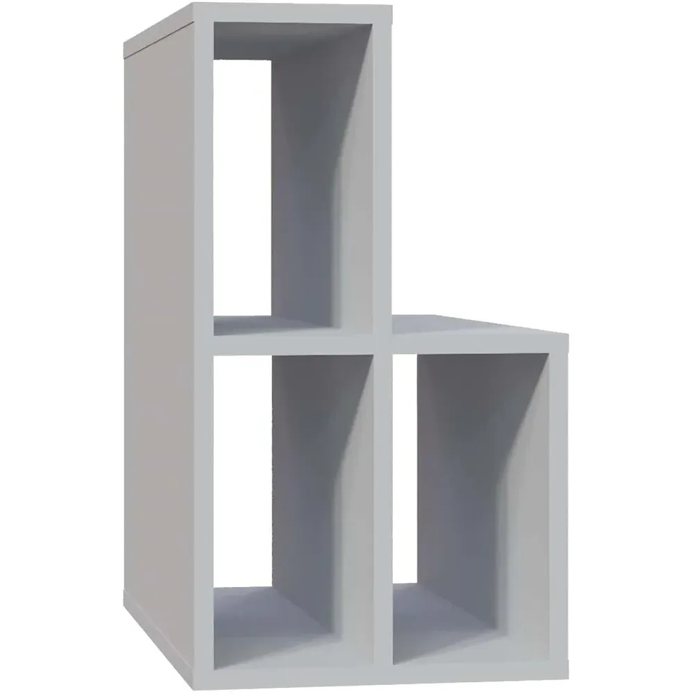 Lemont 4 Shelf Side Table - White