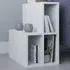 Lemont 4 Shelf Side Table - White